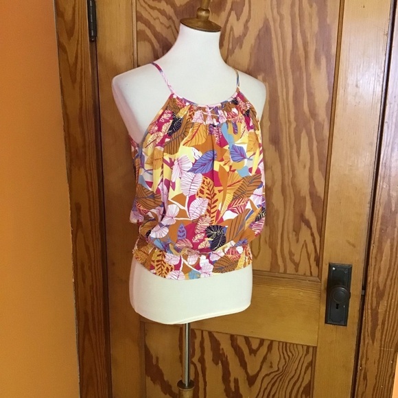 C & C California bright leaves tank top - Picture 5 of 12